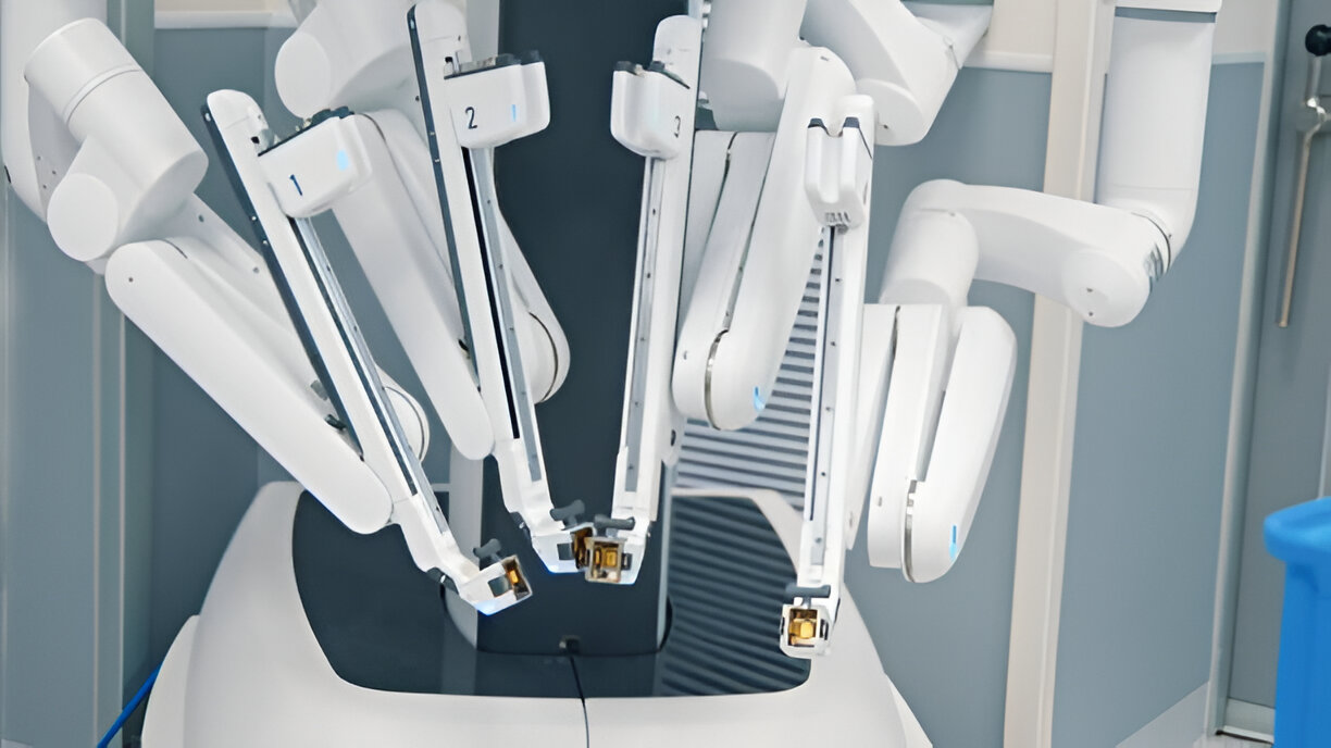 surgical robot performing a medical operation