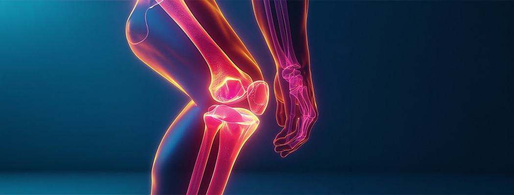 Knee joint illustration